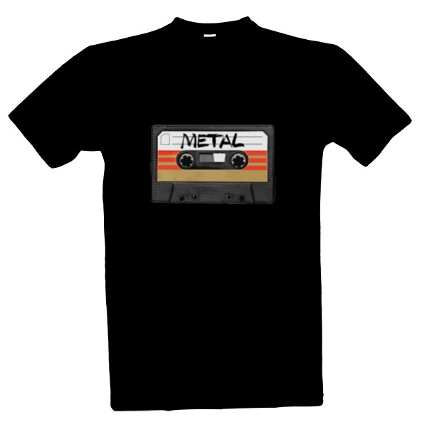 Tričko s potiskem Metal casette