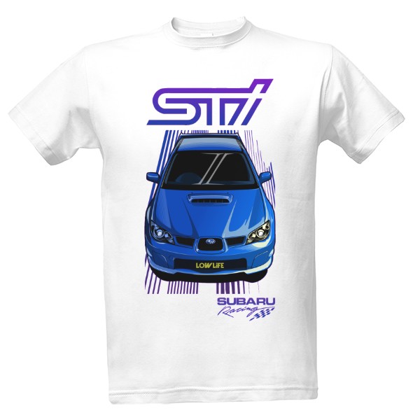 Tričko s potiskem STi Racing